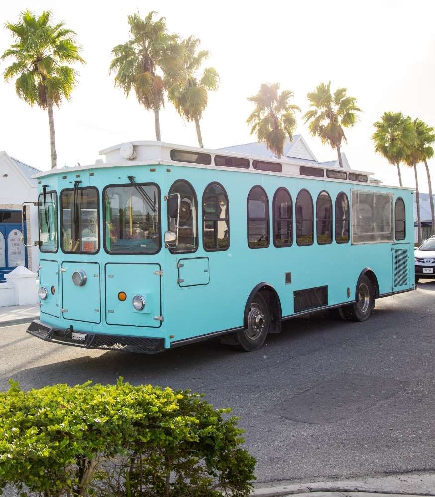 Turks and Caicos Trolley Bus Tour Rental