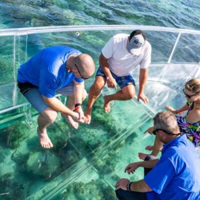 Clear Boat Photoshoot Turks and Caicos