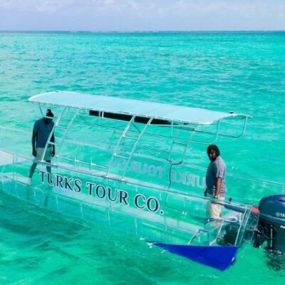 Providenciales Clear Boat Photoshoot