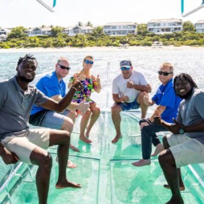 Turks and Caicos Clear Boat Photos