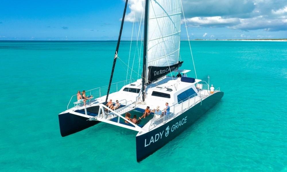 Deluxe Catamaran Snorkel and Sail